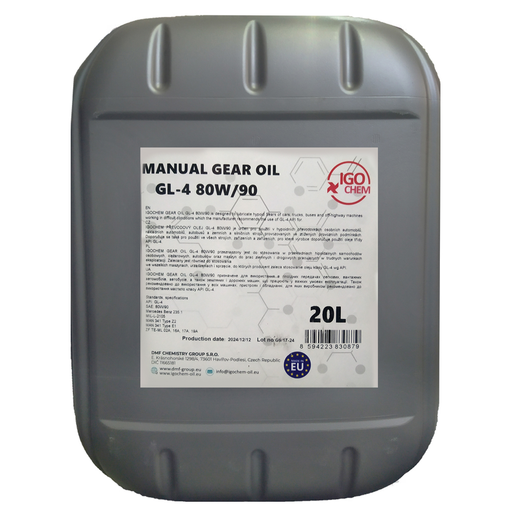 Трансмісійна олива IGOCHEM Gear OIL GL-4 80W/90